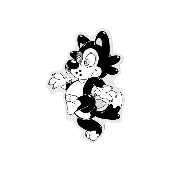 Blizz the Wolf Lil' Sno Sticker