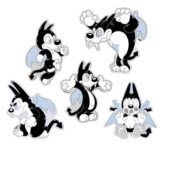 Vampy the Dog Sticker Pack