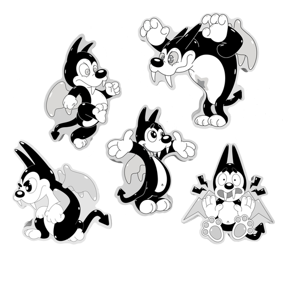 Vampy the Dog Sticker Pack