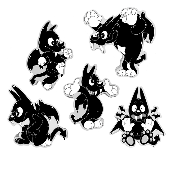 Vampy the Dog Sticker Pack