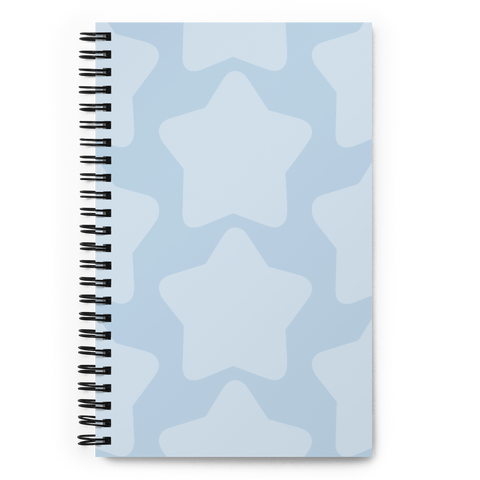 Star Pattern Spiral Notebook (Ariel's Collection)