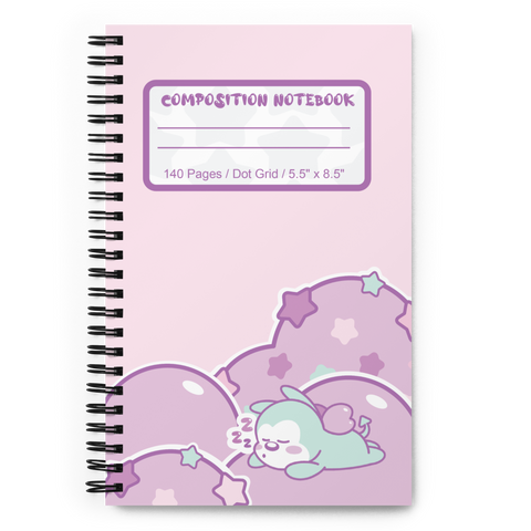 Kawaii Vampy Clouds Spiral Notebook - Candy (Color! Collection)