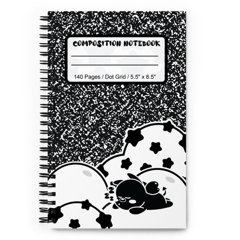 Kawaii Vampy Clouds Spiral Notebook (Inked! Collection)