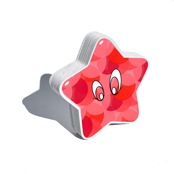 Star Crystal Sticker - Red (Color! Collection)