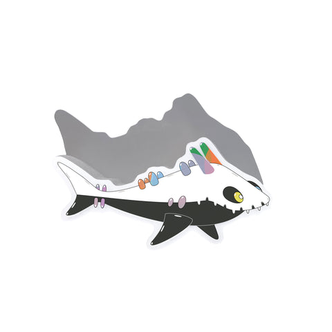 Bone Jaws the Shark Sticker (Color! Collection)