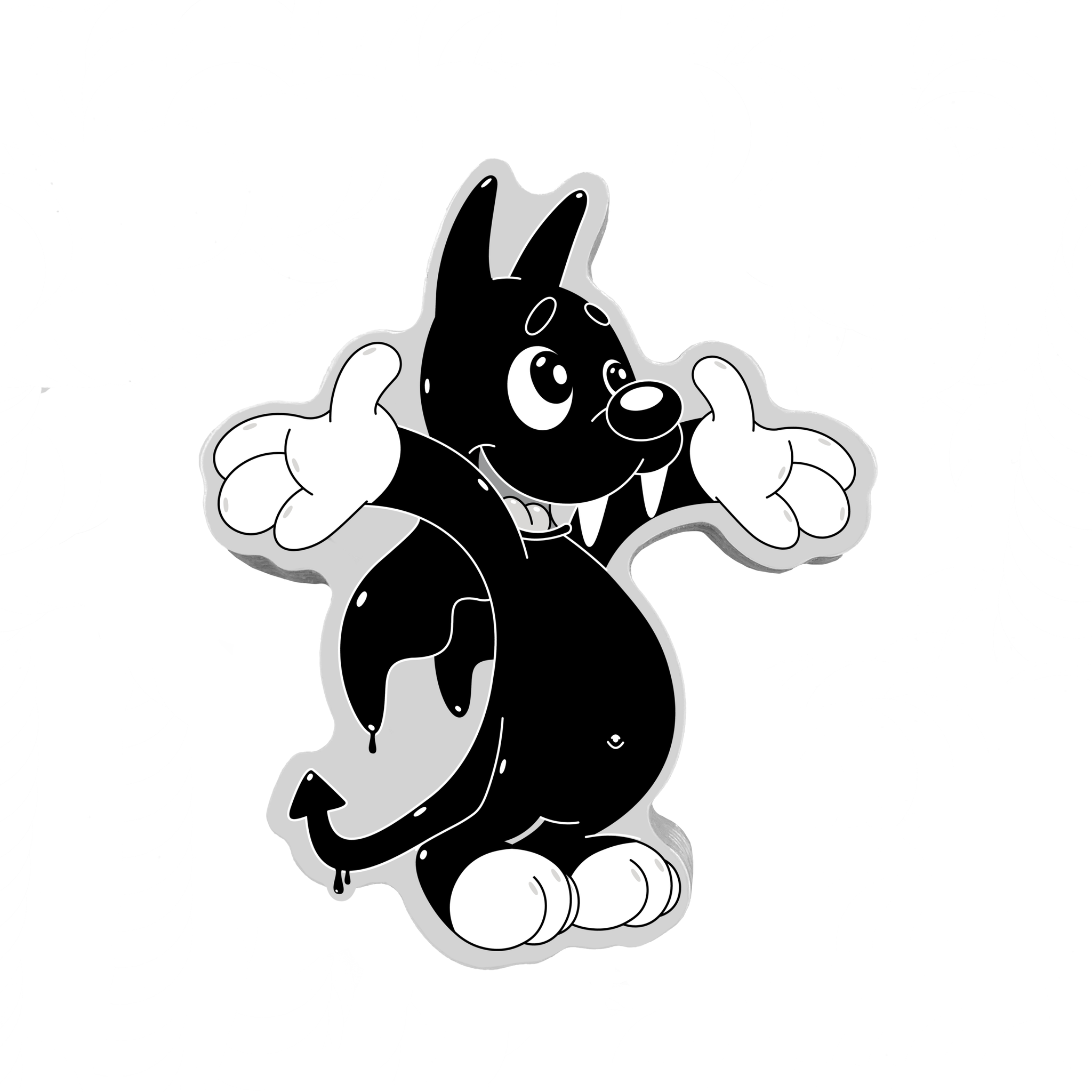 Vampy the Dog Imagination Sticker (Inked! Collection)