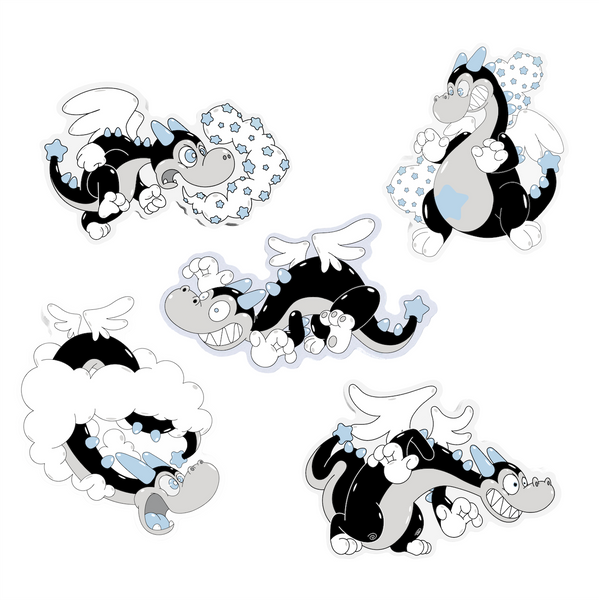 Buster the Dragon Sticker Pack (Ariel's Collection)