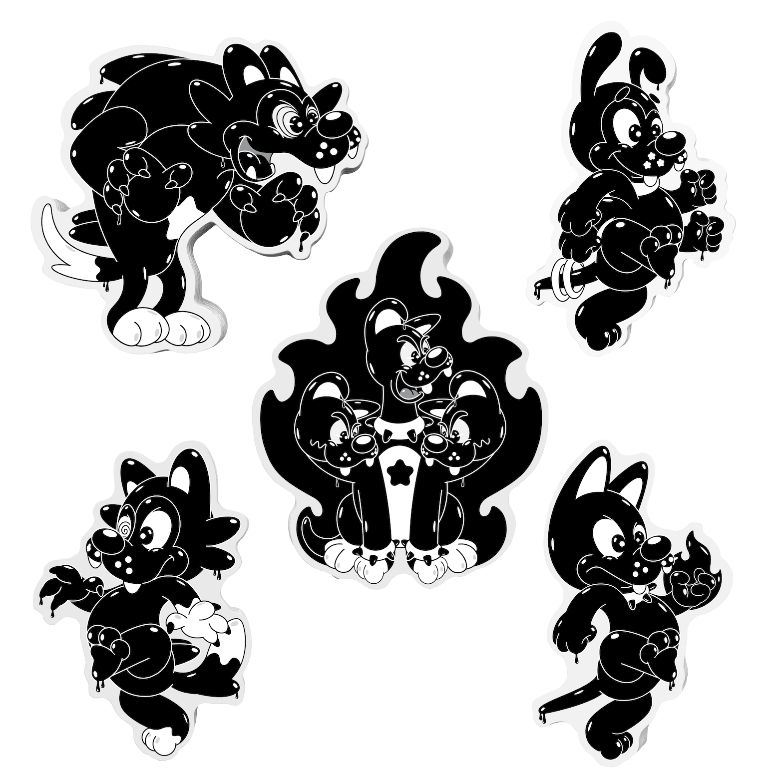 Dogs Sticker Pack (Inked! Collection)