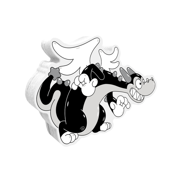 Buster the Dragon Sneaks Sticker (Classic Collection)