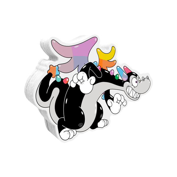 Buster the Dragon Sneaks Sticker (Color! Collection)