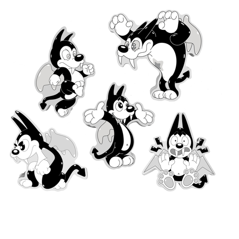Vampy the Dog Sticker Pack (Classic Collection)