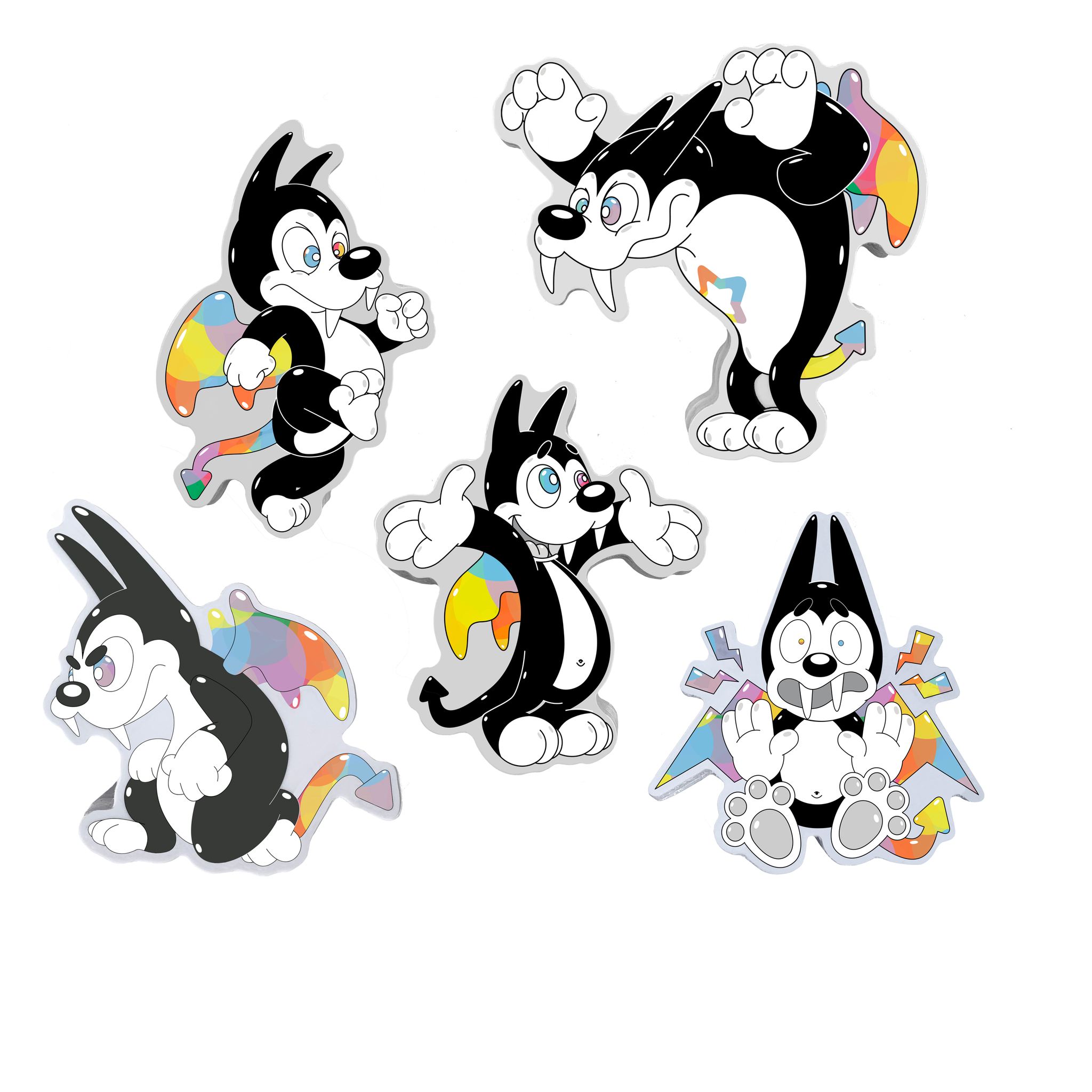 Vampy the Dog Sticker Pack (Color! Collection)