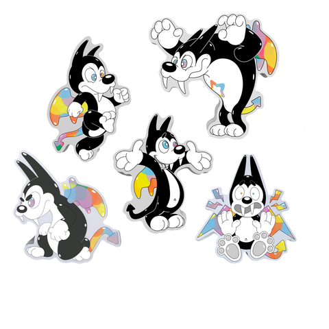 Vampy the Dog Sticker Pack (Color! Collection)